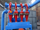 API Drilling Mud Cleaner Desilter Hydrocyclone For Oil / Gas Drilling 180m³/h easy to dismantle and replace