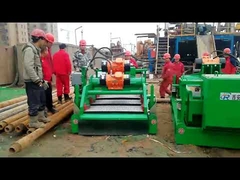 Mud Linear Motion Shale Shaker Pereboran lapangan 140m3/H Amplitudo ganda