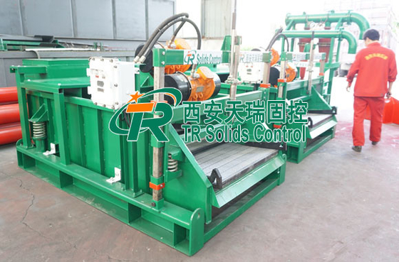 Baja Kekuatan Tinggi 400GPM Mud Shale Shaker Untuk Sistem Daur Ulang Lumpur Pengeboran